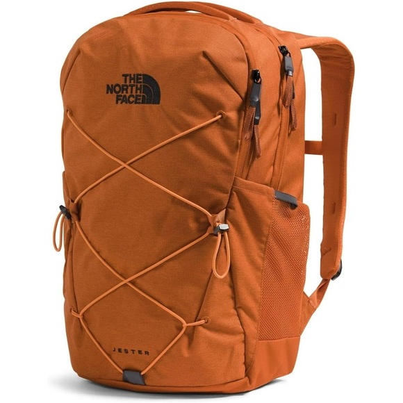 The North Face Jester Laptop Backpack Iron Bronze Dark Heather Orange One Size - Picture 4 of 15